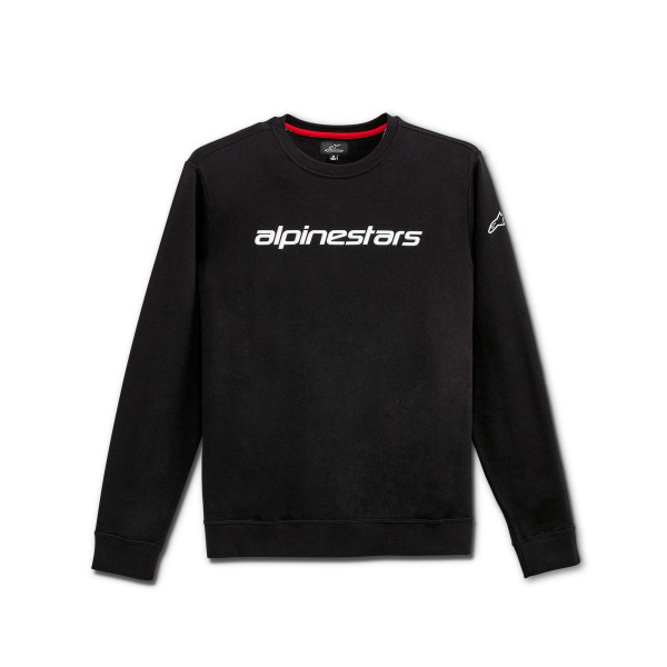 Alpinestars LINEAR CREW FLEECE BLK WHITE L
